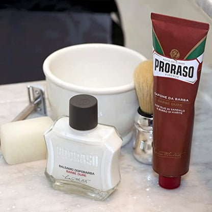 ESTUCHE DE REGALO AFEITADO PRORASO LINEA BARBAS DURAS