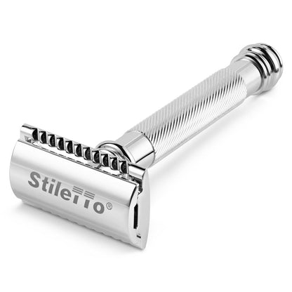 STILETTO ST15046 MAQUINA DE AFEITAR DOBLE HOJA DE 3 PIEZAS