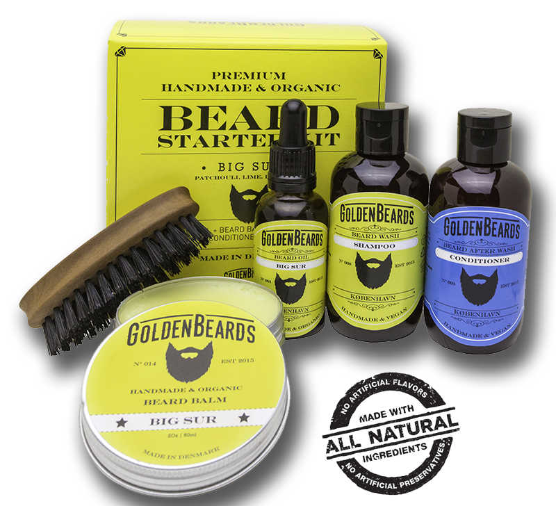 GOLDEN BEARDS SET PARA EL CUIDADO DE LA BARBA