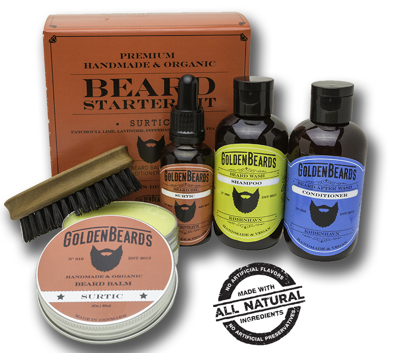 GOLDEN BEARDS SET PARA EL CUIDADO DE LA BARBA